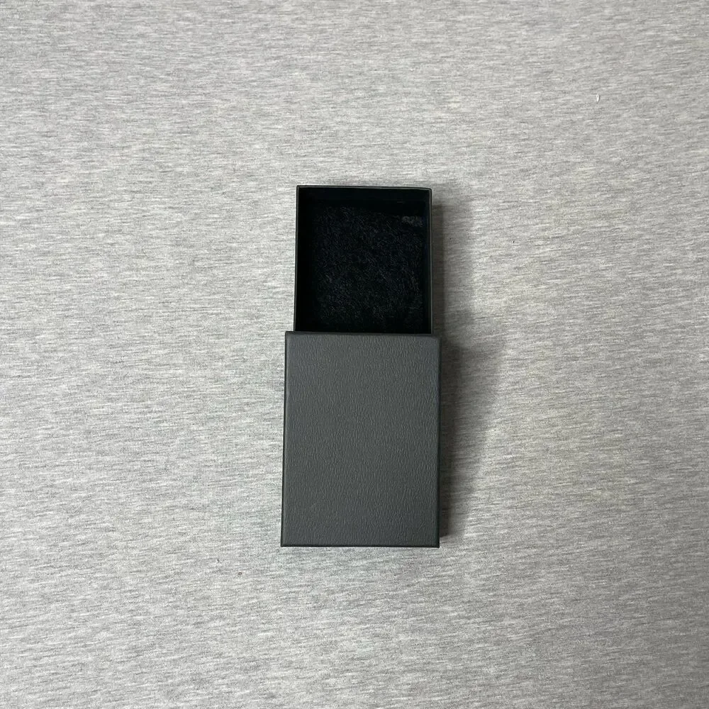 Macy’s Solid Black 4” x 3” Jewelry Necklace & Bracelet Gift Box